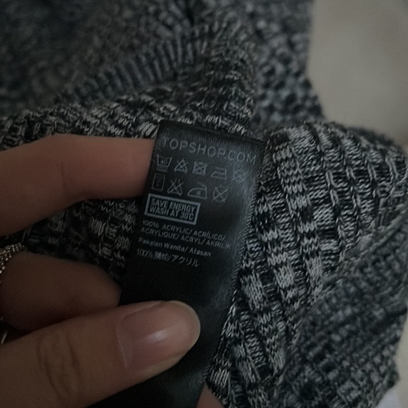 Speckled Grey TOPSHOP Turtleneck - Picture 7 of 7